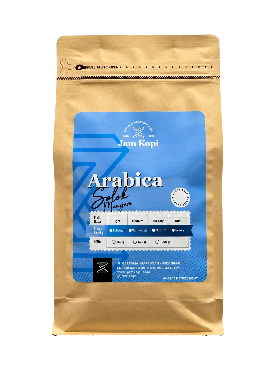 Arabica Solok Full Wash coffee beans